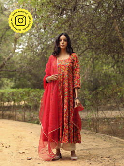 Gulabo Jaipur - Sufi Anarkali Set (Set of 3)