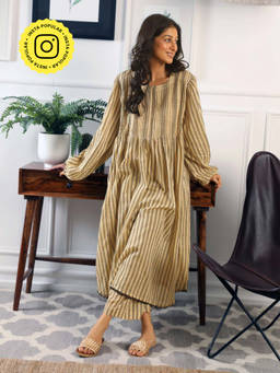 Gulabo Jaipur - Abaya Beige (Set of 3)