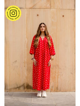 Gulabo Jaipur - Dill Red Dress