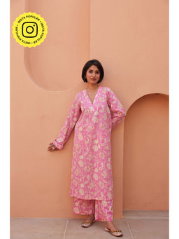 Gulabo Jaipur - Aqil Pink Co-Ord Set
