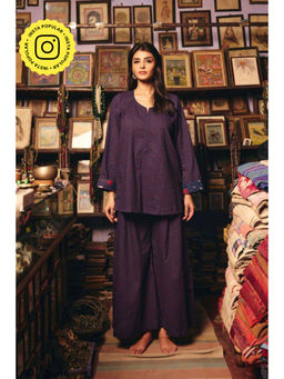 Gulabo Jaipur - Roza Blue Co-Ord Set