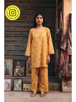 Gulabo Jaipur - Falak Mustard Co-Ord Set