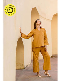 Gulabo Jaipur - Neet MustardCo-Ord Set