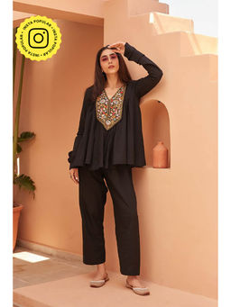Gulabo Jaipur - Mann BlackCo-Ord Set