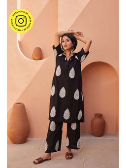 Gulabo Jaipur - Khalak Black Co-Ord Set
