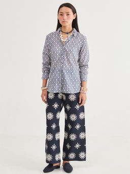 Prakriti Jaipur - Indigo Star Shirt