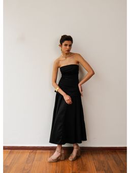 Contemponari - Black Deep Currents Skirt Set