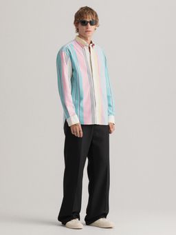 GANT - Men Multi-color Striped Regular Fit Shirt