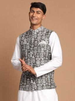 Vastramay - Mens Green Nehru Jacket