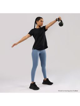 Blissclub - Black Cloudflex Round Neck Tee