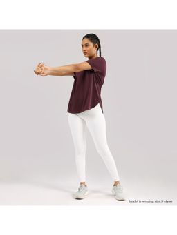 Blissclub - Purple Cloudflex Apple Hem Tee