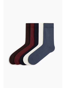 H&M - Men Red 5-Pack Socks