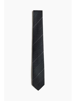 H&M - Men Black Patterned Tie