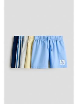 H&M - Boys Blue 5-Pack Pull-On Shorts