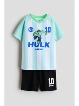 H&M - Unisex Turquoise 2-Piece Football Set