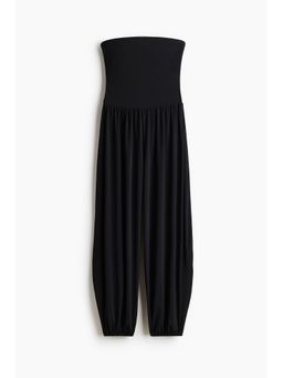 H&M - Women Black Balloon-Leg Bandeau Jumpsuit