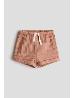 H&M - Boys Beige Cotton Muslin Shorts