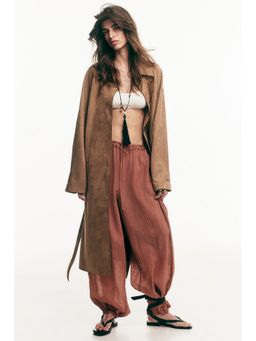 H&M - Women Orange Balloon Drawstring Joggers