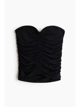 H&M - Women Black Bandeau Jersey Top