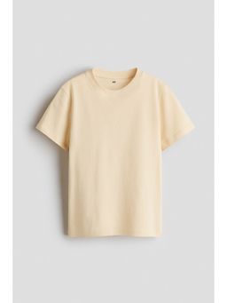 H&M - Boys Yellow Cotton T-Shirt
