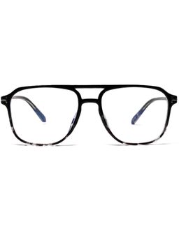 HASHTAG EYEWEAR - UV Protected Black Printed Frame Computer Glasses for Men -Htec10012Col5 Size 53