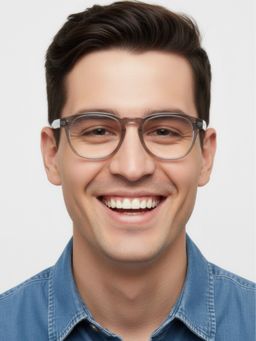 HASHTAG EYEWEAR - UV Protected Computer Photochromic Glasses for Men -VKBZBHTKK030C5 Size 46