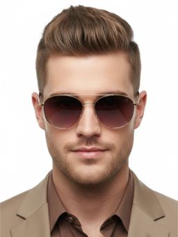 HASHTAG EYEWEAR - UV Protected & Polarized Sunglass for Men -WBT7054C2 Size 53
