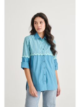Prakriti Jaipur - Blue Mint Shirt