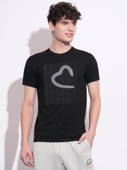 Being Human - Black Slim Fit Crew Neck Men T-Shirt