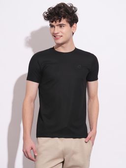 Being Human - Black Slim Fit Crew Neck Men T-Shirt