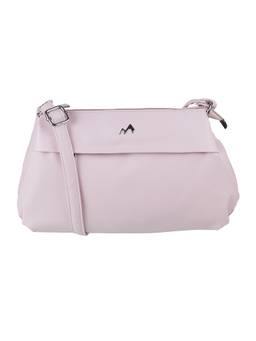 Metro - Solid PU Pink Casual Sling Bag