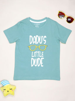 Be Awara - Dadu's Little Dude Kids T-Shirt - Blue