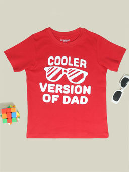 Be Awara - Cooler Version of Dad Kids T-Shirt - Red