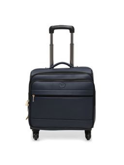 MBOSS - Faux Leather 4 Wheel Overnighter Laptop Trolley Travel Bag