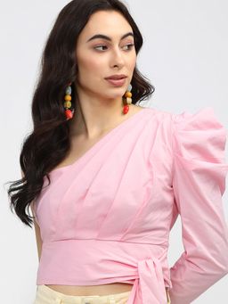 TOKYO TALKIES - Pink Women's Solid Top