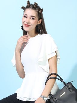 TOKYO TALKIES - Women's White Regular Top