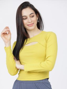 TOKYO TALKIES - Women's Yellow Regular Top