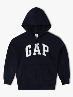 GAP - Boys Logo Regular-Fit Zip-Front Hooded Jacket