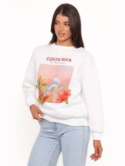 Petal & Pup - Ravello Costa Rica White Sweatshirt