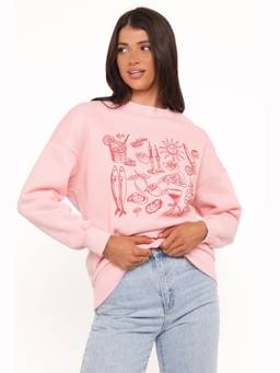 Petal & Pup - Hannah Pink Sweatshirt