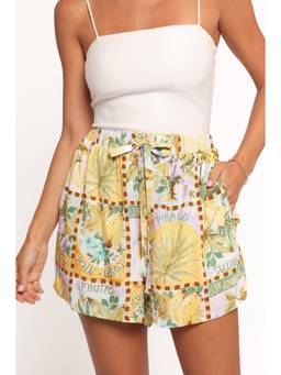 Petal & Pup - Cancun Printed Yellow Shorts