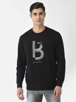 CRIMSOUNE CLUB - Men Black Sweatshirt In Cotton Blend
