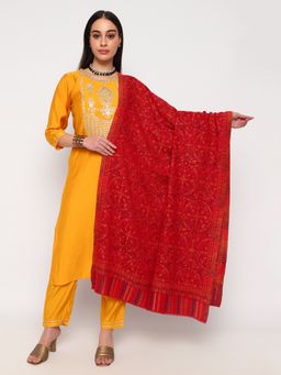 La Vastraa - Woven Design Soft Pure Wool Shawl