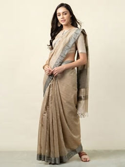 Fabindia - Cotton Silk Stitched Sari
