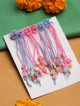 Stol'N - Star Detail Hair Clips - Multi-Color (Set of 6)