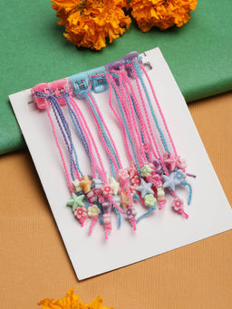 Stol'N - Star Detail Hair Clips - Multi-Color (Set of 6)