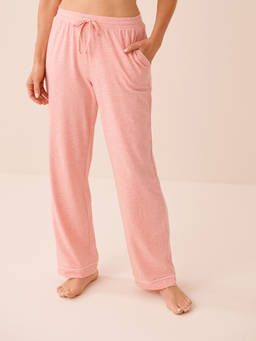 La Vie En Rose - Pink Cotton Pajama Pant