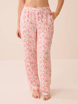 La Vie En Rose - Pink Watercolour Floral Print Super Soft Pajama