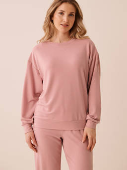 La Vie En Rose - Pink French Terry Sweatshirt