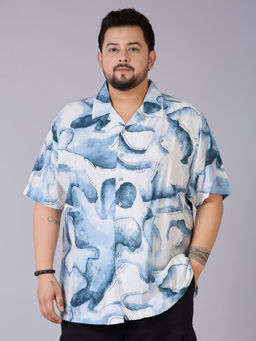 UNSIZED - Men White Printed Casual Shirt